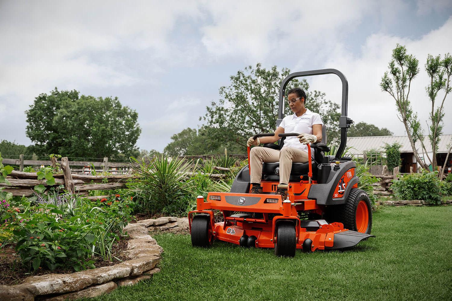 grounds and landscaping maintenance with a Kioti compact utility tractor